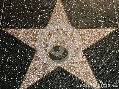 Billy Porter star at the Hollywood Walk of Fame in Hollywood in California Editorial Stock Photo