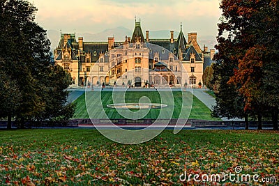 Biltmore Autumn Editorial Stock Photo