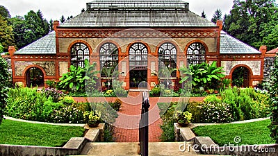 Biltmore Conservatory In Bloom Editorial Stock Photo