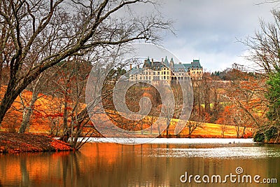 Biltmore Lagoon Color Editorial Stock Photo