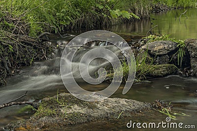 Bily Halstrov creek in west Bohemia Stock Photo