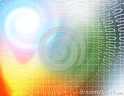 Binary Abstract Stock Photo