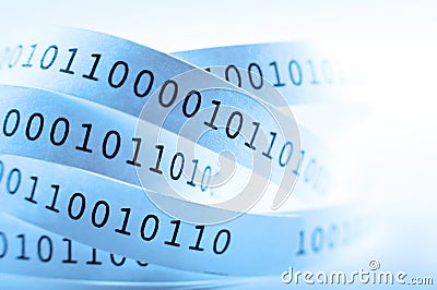 Binary code Stock Photo