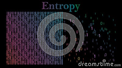 Entropy illustration Vector Illustration