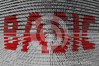 Binary code basic Stock Photo
