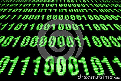 Binary code Stock Photo