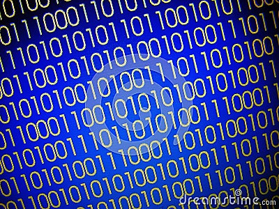 Binary Codes Stock Photo