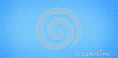 Binary computer code background illustration Cartoon Illustration
