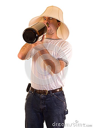 Binge Drinking Stock Photo