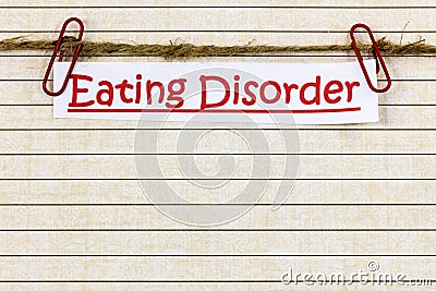 Eating disorder anorexia bulimia diet food binge overweight nutrition Stock Photo