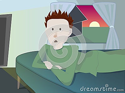 Binge Watcher Stock Photo