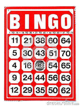 Bingo Stock Photo