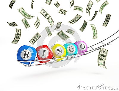 Bingo balls Stock Photo