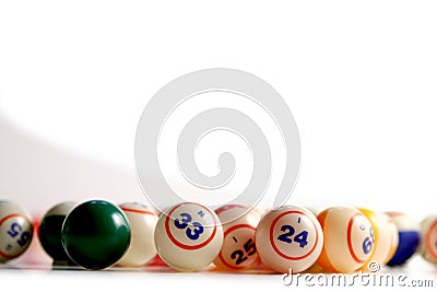 Bingo Balls Stock Photo