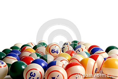 Bingo balls Stock Photo
