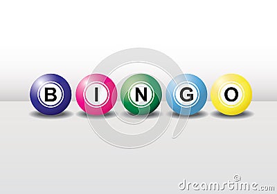 Bingo balls Vector Illustration