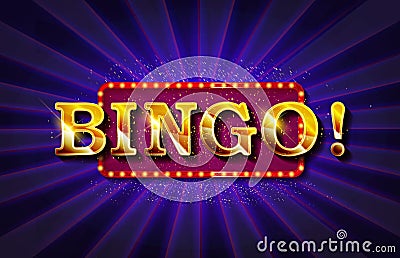 Bingo Banner Vector Stock Photo