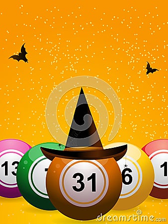 Bingo halloween Vector Illustration