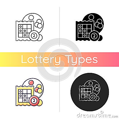 Bingo icon Vector Illustration