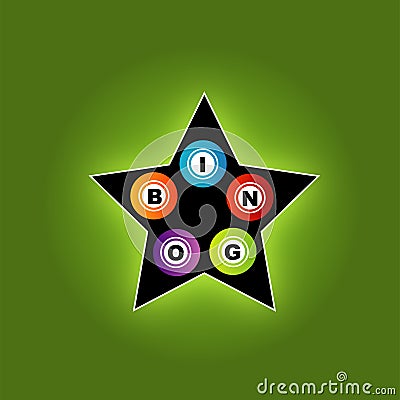 Bingo star Stock Photo