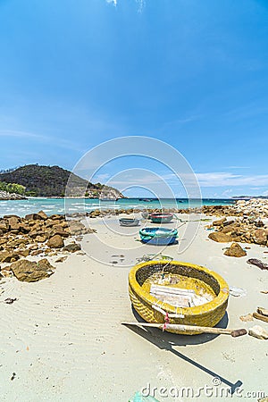 Binh Tien Beach, Khanh Hoa province, Vietnam Stock Photo