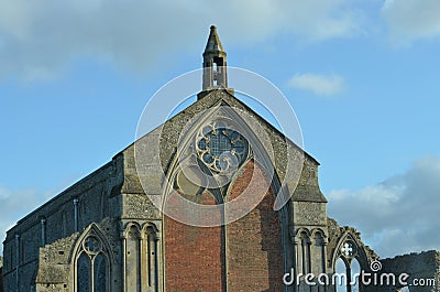 Binham priory church taken in winter Stock Photo