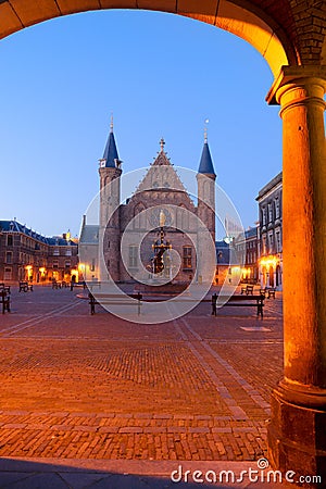 Binnenhof - Dutch Parliament, Holland Stock Photo