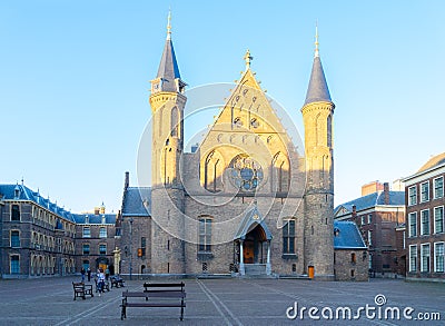 Binnenhof - Dutch Parliament, Holland Editorial Stock Photo