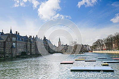 Binnenhof, The Hague, the Netherlands Editorial Stock Photo