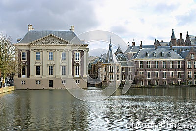 Binnenhof Palace in Den Haag Stock Photo