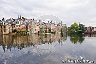 Binnenhof Palace in Den Haag Stock Photo