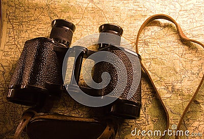 Binoculars Stock Photo