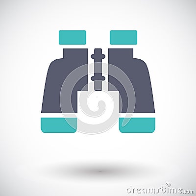 Binoculars icon Vector Illustration