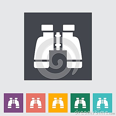 Binoculars icon Vector Illustration