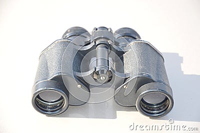 Binoculars optical instrument Stock Photo