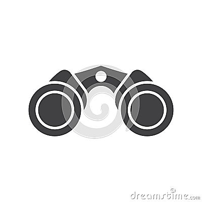 Binoculars Vector Icon Vector Illustration