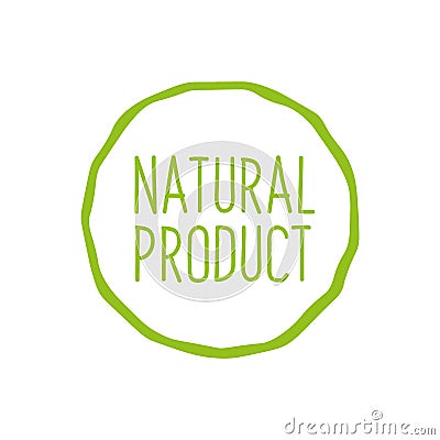 Bio, Eco and Natural product emblem. Do Green and Eco friendly. Vector Illustration