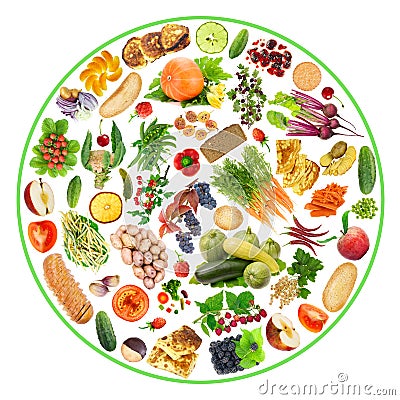 Bio Food On My Plate Stock Photo - Image: 52873827