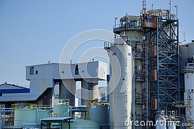 Biochemical factory Stock Photo