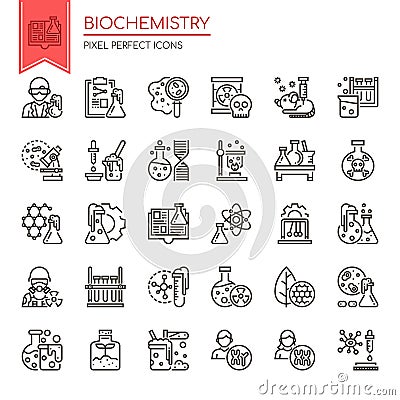 Biochemistry Elements Vector Illustration