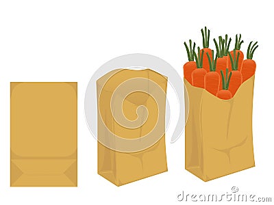 Biodegradable package Vector Illustration