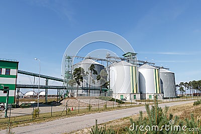 Biofuel tanks Stock Photo