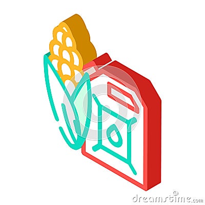 biofuels natural isometric icon vector illustration Vector Illustration