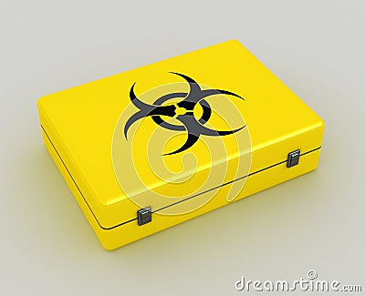 Biohazard background Stock Photo