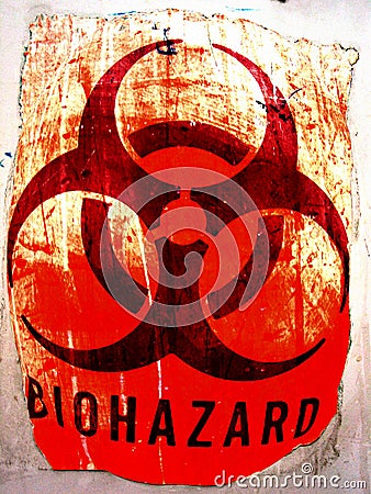 Biohazard Grunge Stock Photo