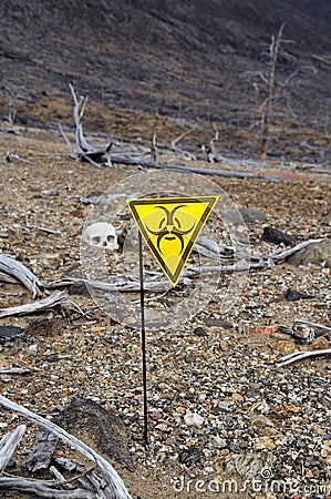 Biohazard sign Stock Photo