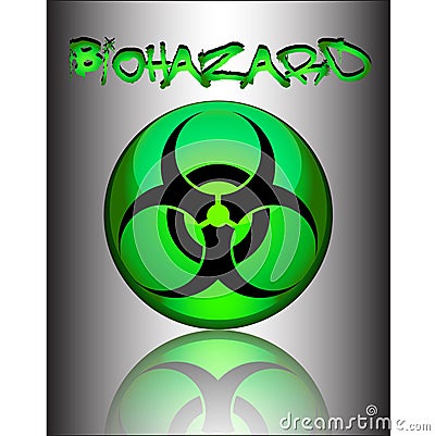 Biohazard sign Vector Illustration