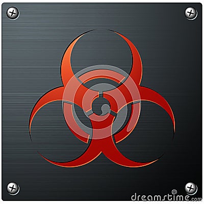 Biohazard Symbol Vector Illustration