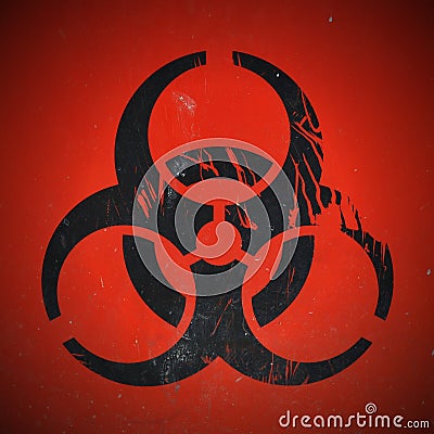 Biohazard Symbol Stock Photo