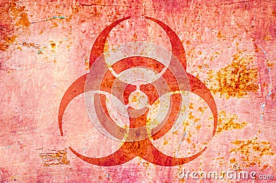 Biohazard Symbol Stock Photo